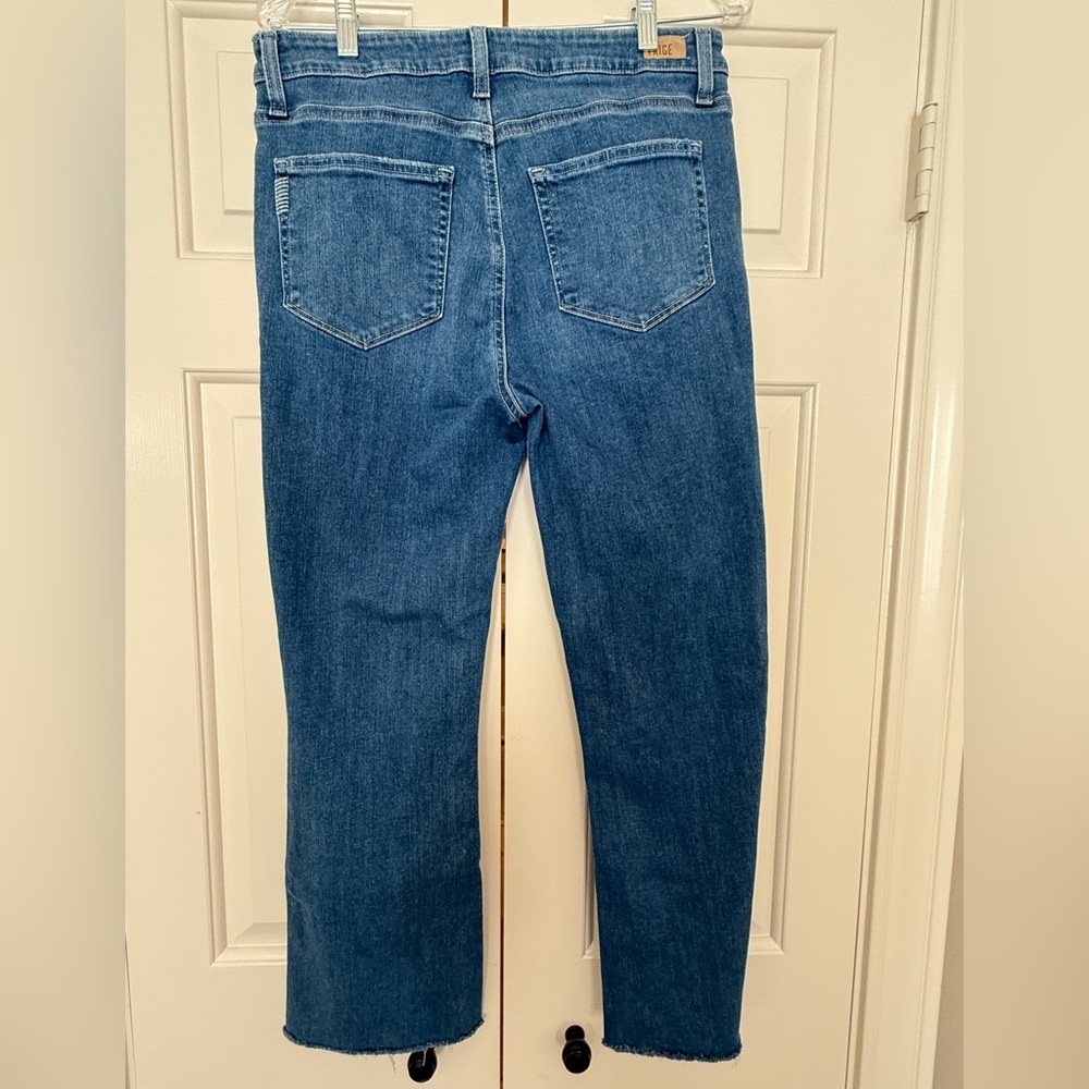 PAIGE Claudine Cropped Jeans Sz 31 - Picture 2 of 4